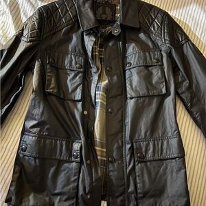 Belstaff Black Military Field Jacket
